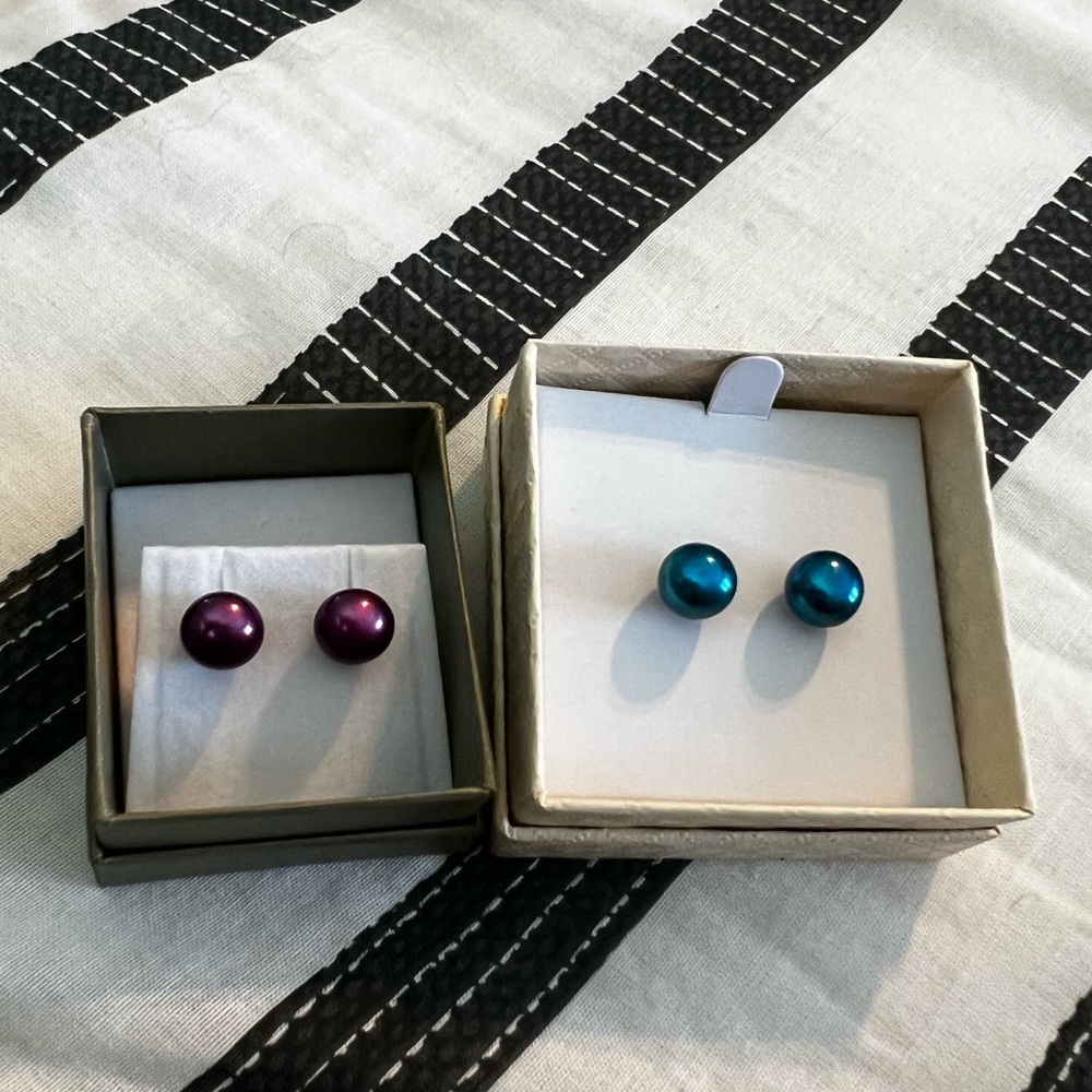Honora Cultured Pearl stud earring BUNDLE